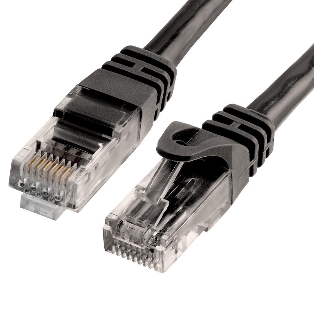 Patch Cord Cat6 UTP 1m Black-0