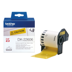 Brother DK-22606 62mm Yellow Continuous Film Tape-0