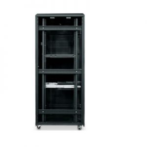 NetShell Free standing type cabinet Black Cabinet with Perforate Doors 42U (NSH-42P-66)-0