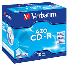 Verbatim CD-R 52X-JC-10PK-CRYSTAL-SUPERAZO (43327)-0