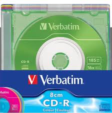 Verbatim CD-R 8CM 210MB (5PK) COLOUR 24X (43266)-0