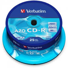 Verbatim CD-R 52X-SP25-CRYSTAL-AZO- (43352)-0