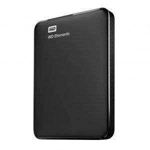 Western Digital Elements 1TB Black External HDD 2.5" (WDBUZG0010BBK)-0