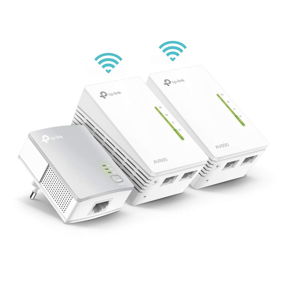 TP-LINK POWERLINE WPA 4220T KIT AV600 2PORT EXTENDER KIT (3 PCS)