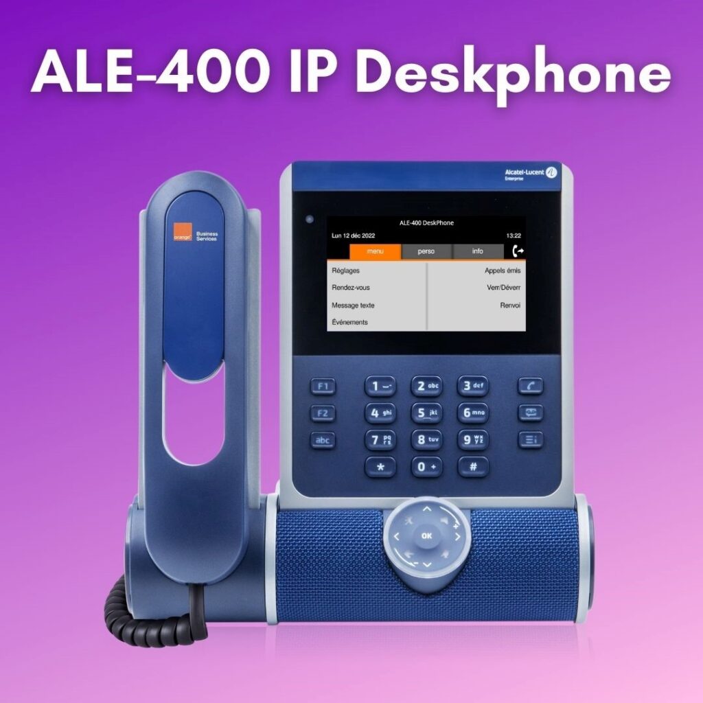 Alcatel Lucent ALE400 Enterprise Range IP Deskphone with Corded