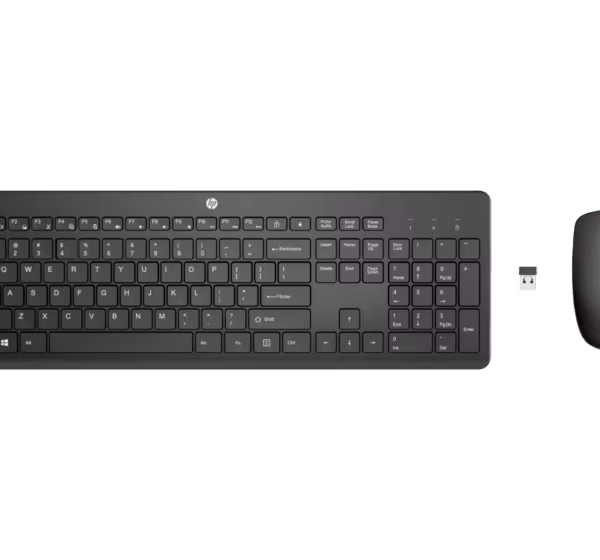 HP KEYBOARD AND MOUSE 230 WIRELESS BLACK (18H24AA)