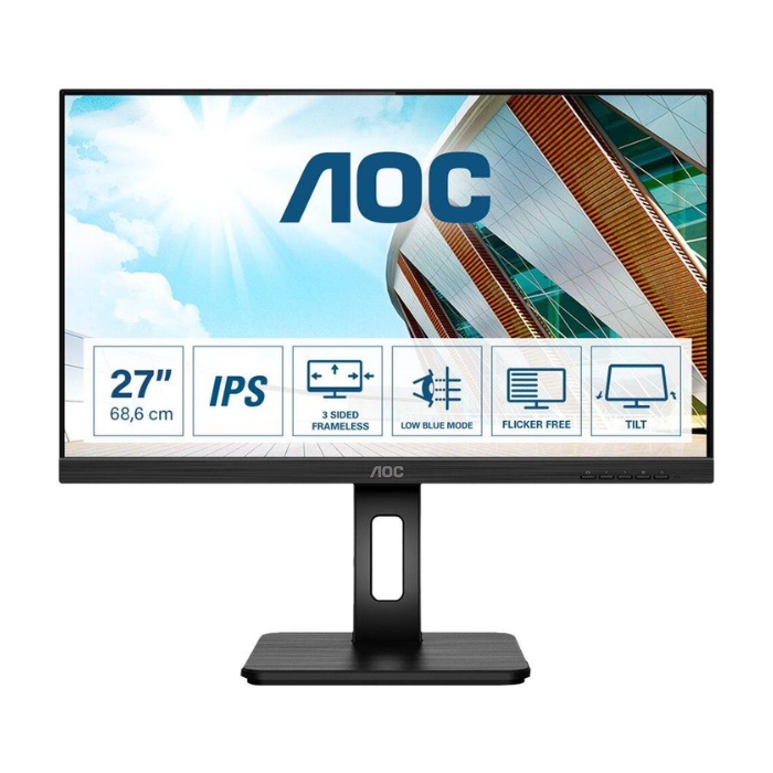 AOC 27P2Q 27'' Business Monitor FHD 75Hz with Speakers | Cyprus PC