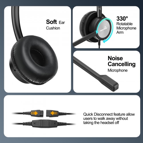 Supervoice SVC-121 Professional HD Call Center Headset Mono (SVC-121) | Cyprus PC