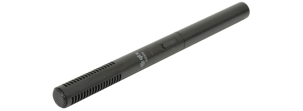 QTX SG300 Shotgun Microphone with Battery Short