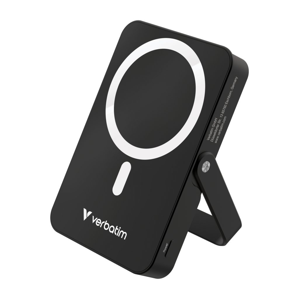 Verbatim Powerbank Wireless Magnetic 10000 with Stand Black 32264