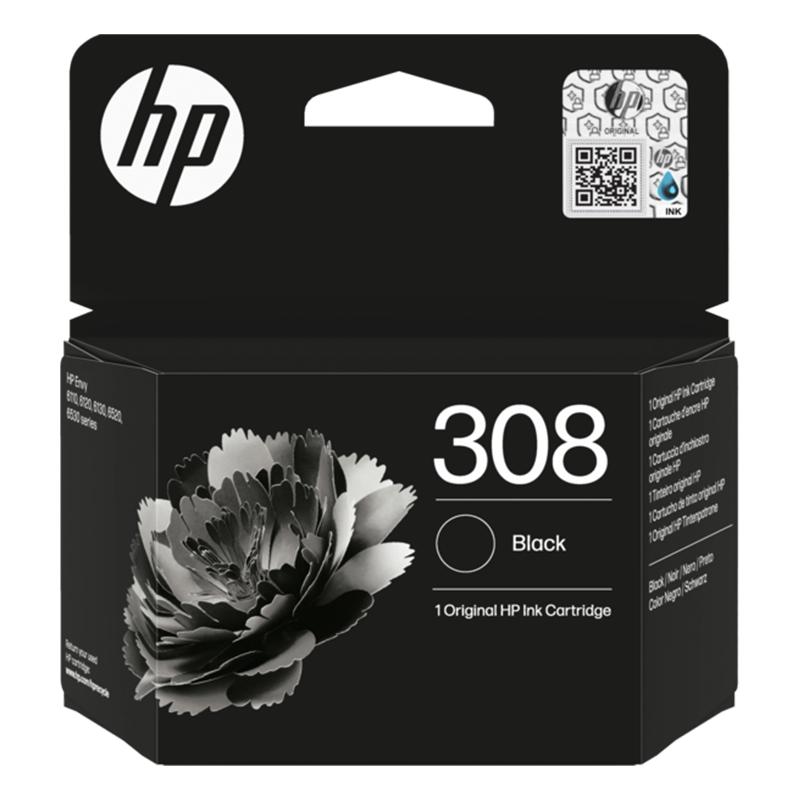 HP 308 Black Original Ink Cartridge (7FP21UE)