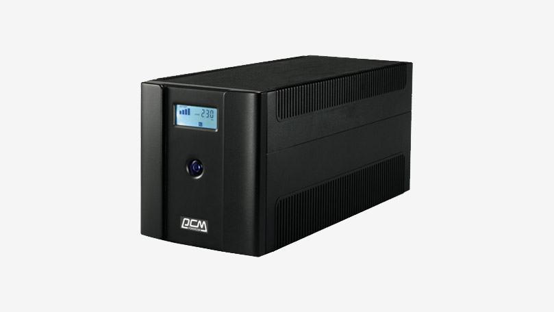 POWERCOM UPS RPT-1000AP LINE INTERACTIVE 2 xUniversal Sockets/2xRJ11/1xBattery 12V9AH - Cyprus-PC