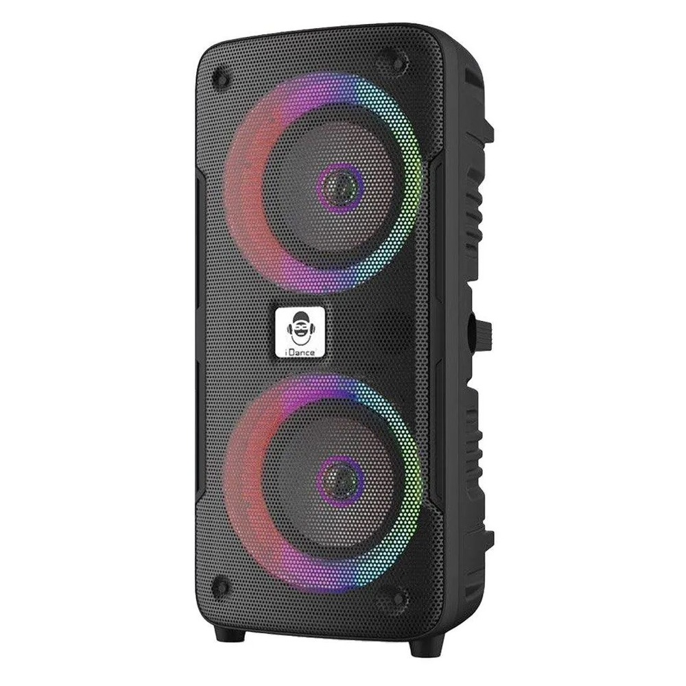 iDance DJX-100MK2 Portable Karaoke Speaker with Wired Microphone USB & BT