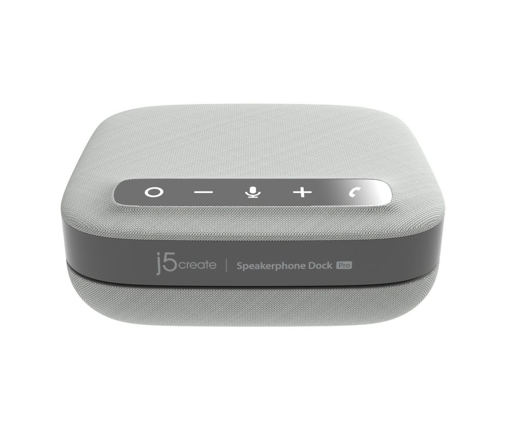 j5create Conference Speakerphone USB-C Dock Pro Dual 4K RJ45/USB/PD/MST JCDS337