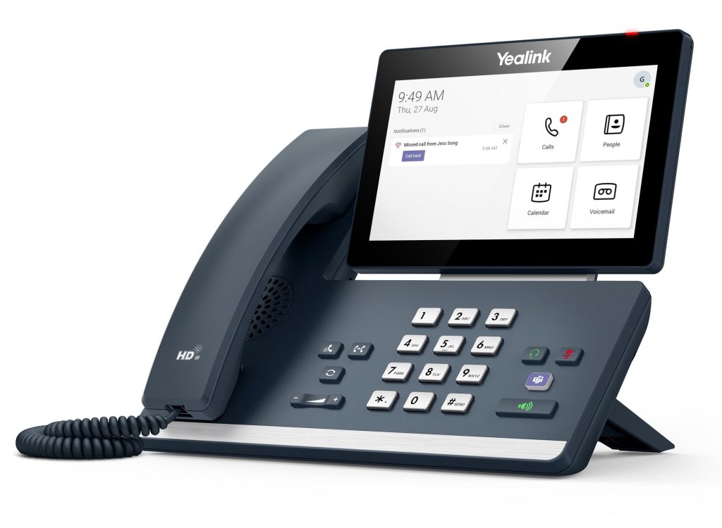 Yealink MS Teams Phone with 7.0'' Touch Screen, USB, Bluetooth, Wi-Fi, Expansion & Hybrid Mode MP58 TEAMS