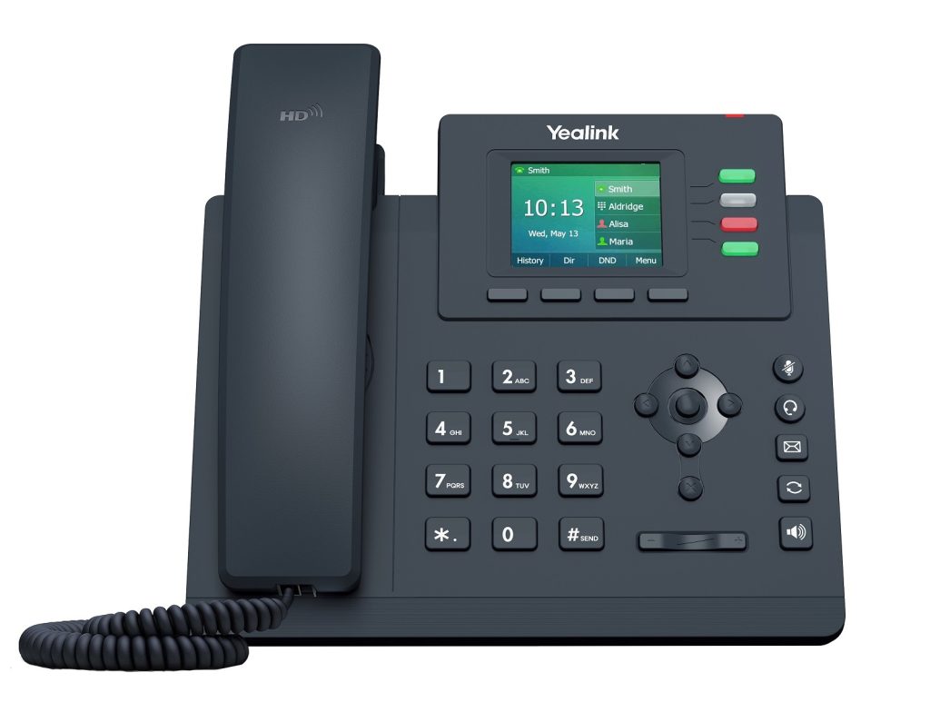 Yealink IP Phone Desktop PoE 2.4'' Gigabit & Color Screen T33G