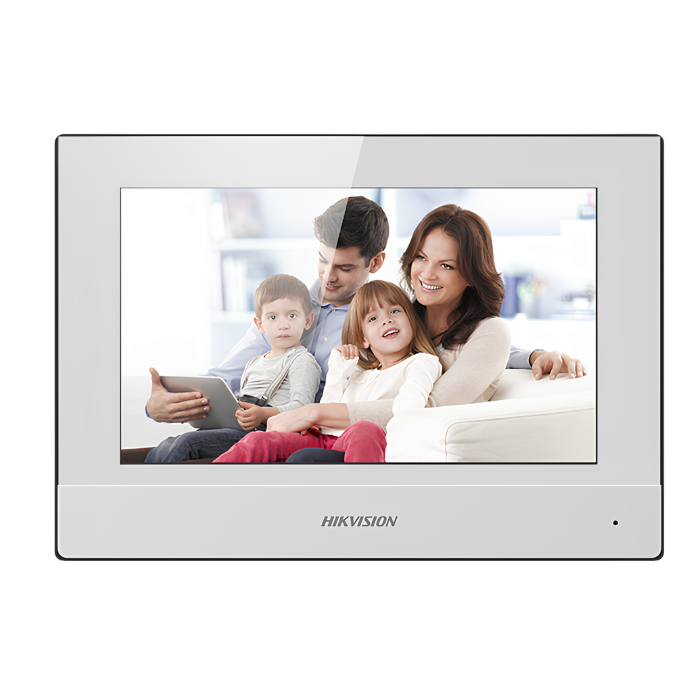 Hikvision Video Intercom Indoor 7-Inch Touchscreen White (DS-KH6320-WTE1-W) | Cyprus PC